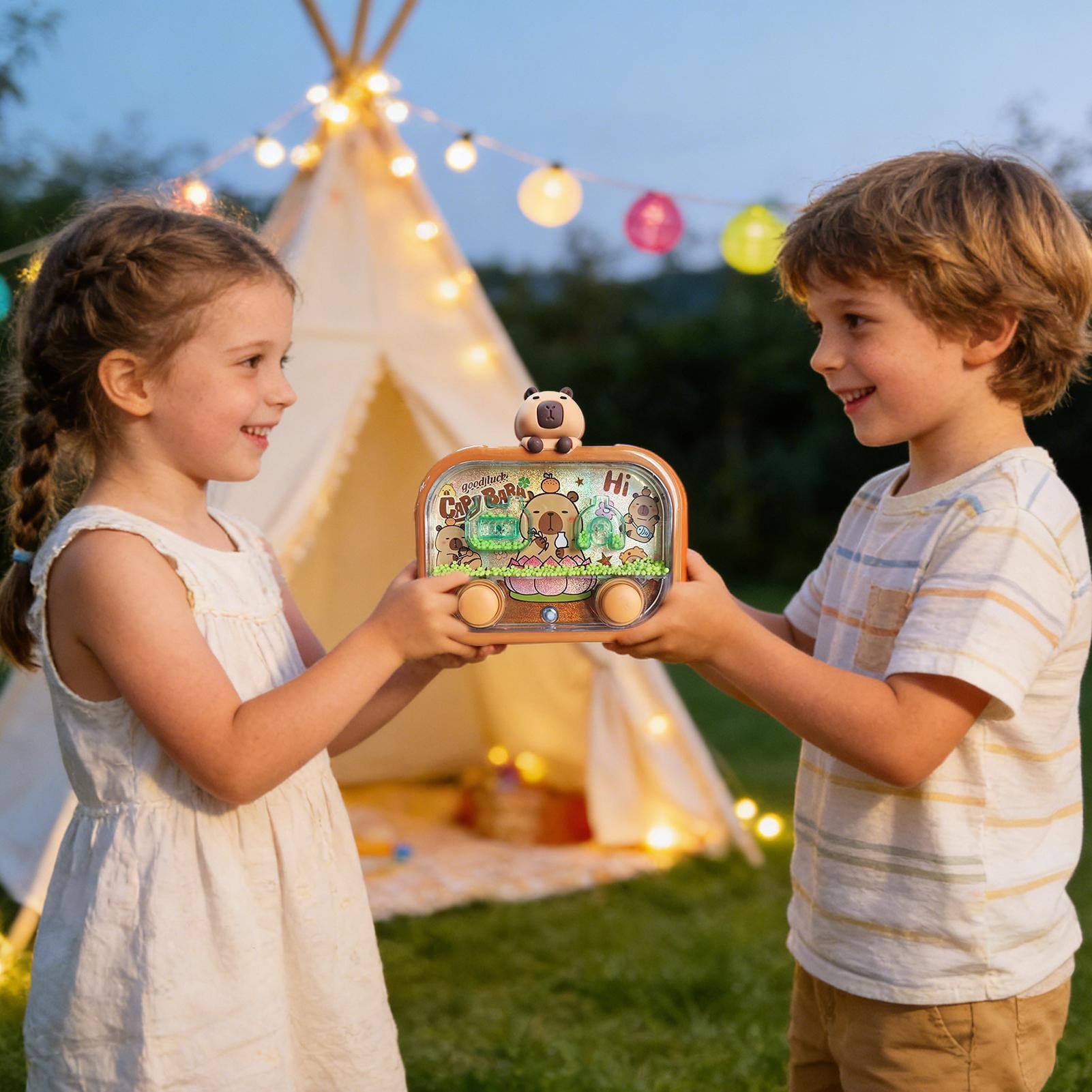 カピバラ型ハンドヘルドウォーターゲーム（LEDライト付き）、 - Party Games For Adults And Kids のレビューと価格