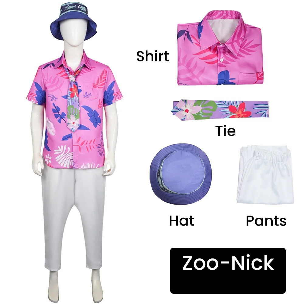 ムービー・ズー ニック・ワイルド コスプレコスチューム 大人 - Zoo Party Games のレビューと価格
