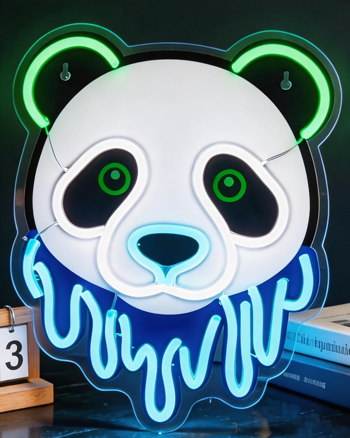 パンダLEDネオンサインUSBネオンライト、寝室、ゲームルー - Zoo Party Games のレビューと価格